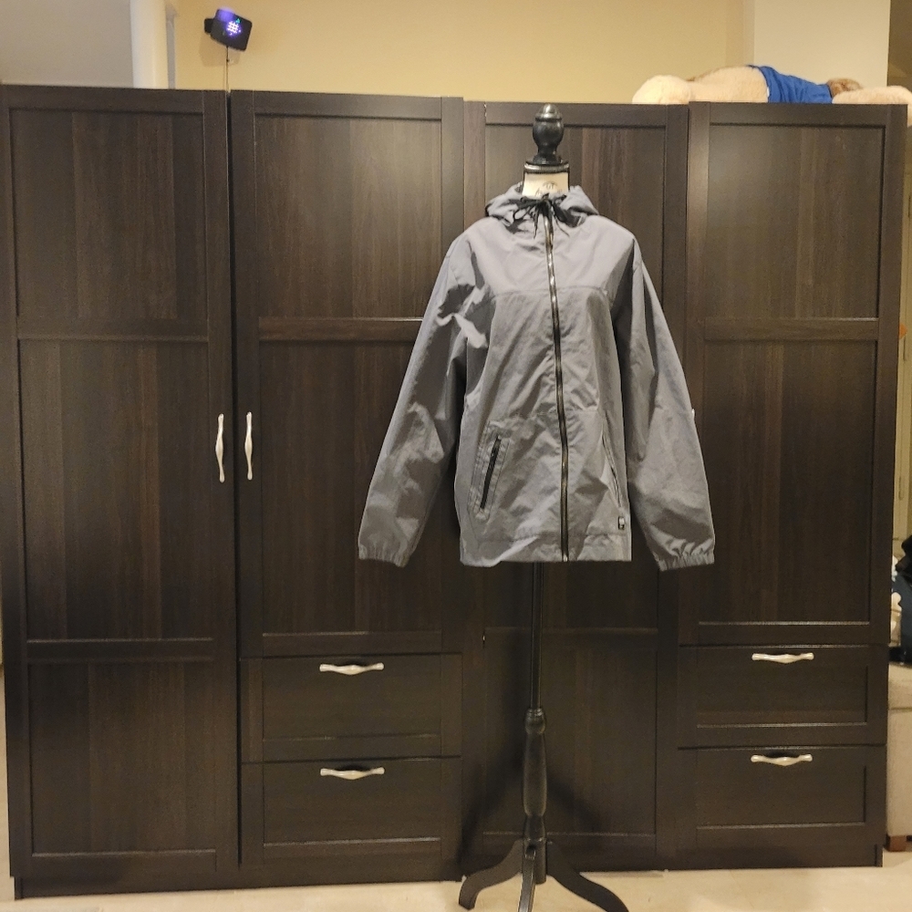 Ezekiel Men's Size Large Dylan Long Sleved Jacket in Charcoal Retails $70 Unisex - Picture 4 of 9